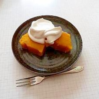 レンジでカボチャのパウンドケーキ